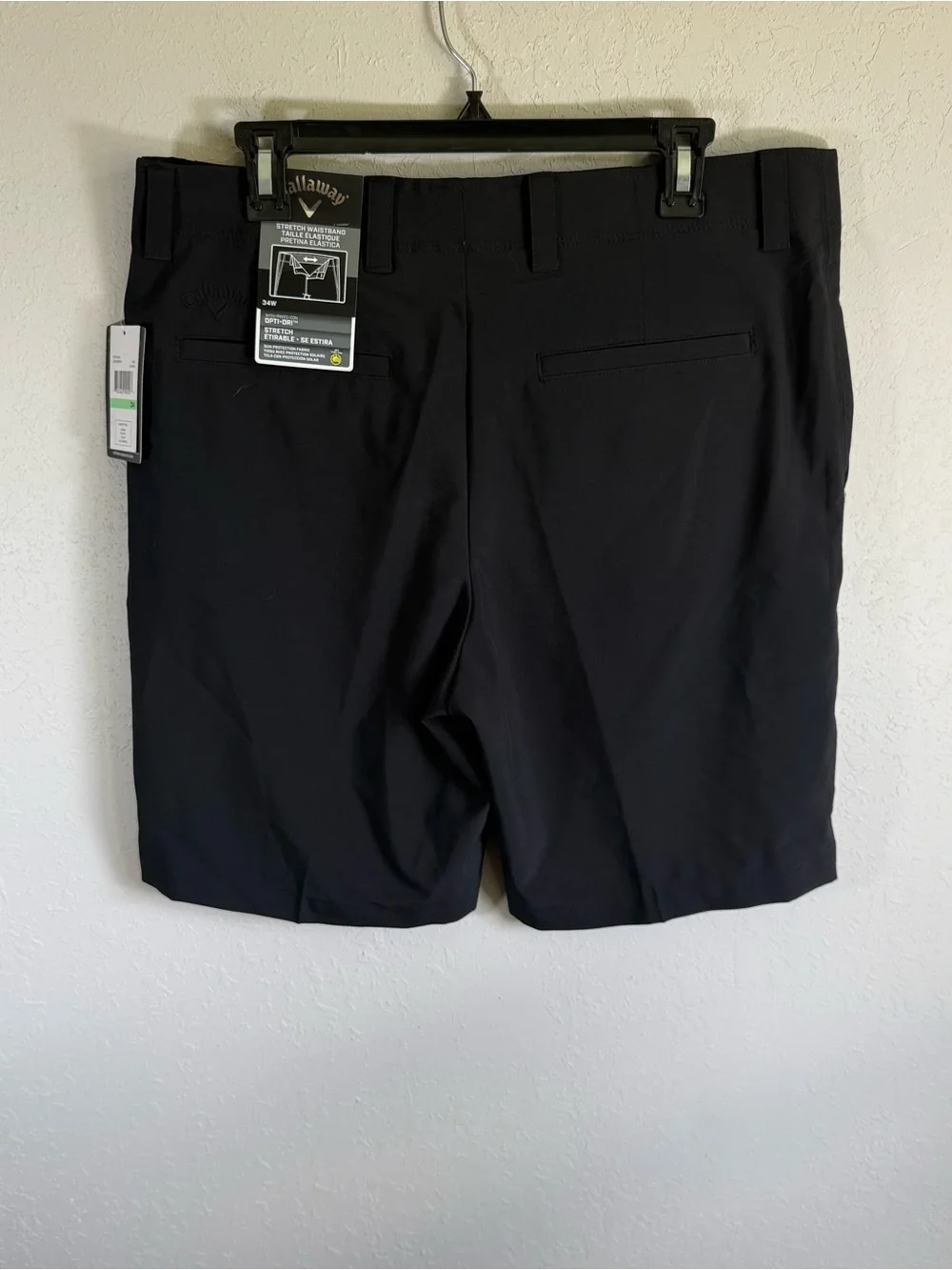 Callaway Men's Black Athletic Golf Shorts